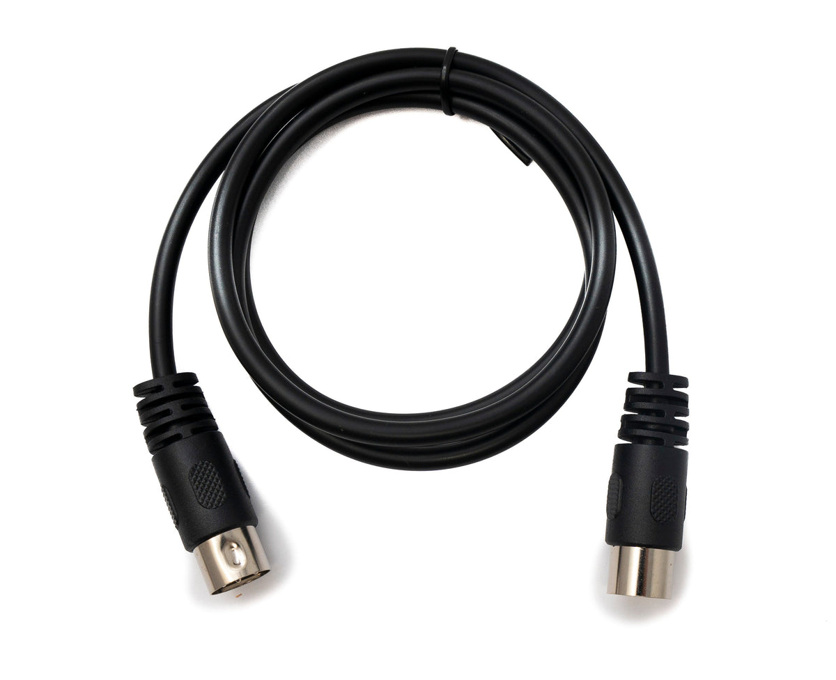S-Video Kabel 100 cm Din 3 Pin Stecker zu Stecker Schwarz | System-S
