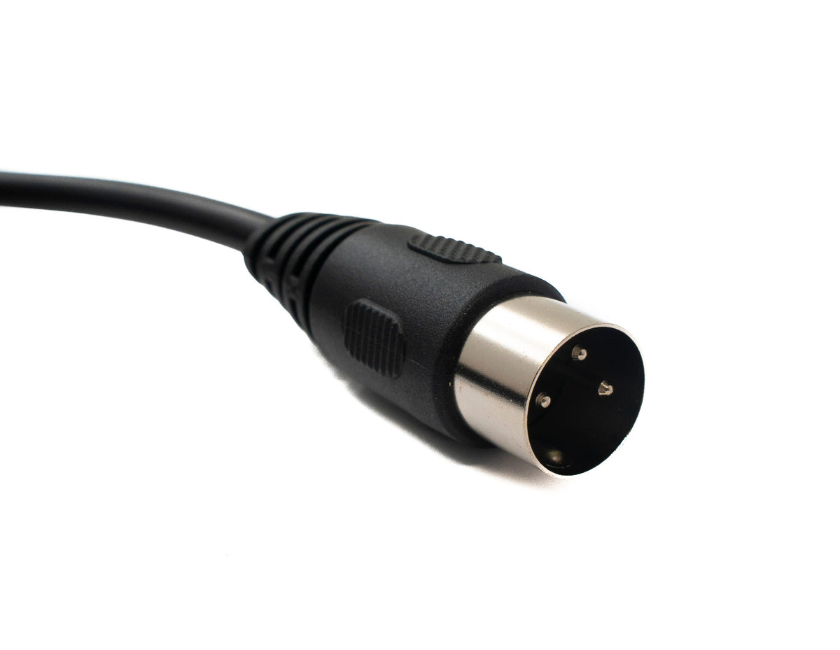 S-Video Kabel 100 cm Din 3 Pin Stecker zu Stecker Schwarz | System-S