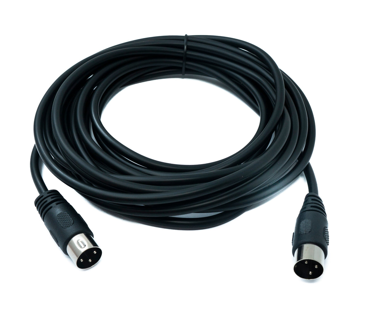 S-Video Kabel 5 m Din 3 Pin Stecker zu Stecker Schwarz | System-S