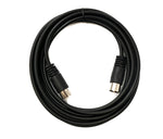 S-Video Kabel 3 m Din 3 Pin Stecker zu Stecker Schwarz | System-S
