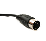 S-Video Kabel 3 m Din 3 Pin Stecker zu Stecker Schwarz | System-S