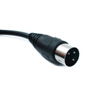 S-Video Kabel 5 m Din 3 Pin Stecker zu Stecker Schwarz | System-S