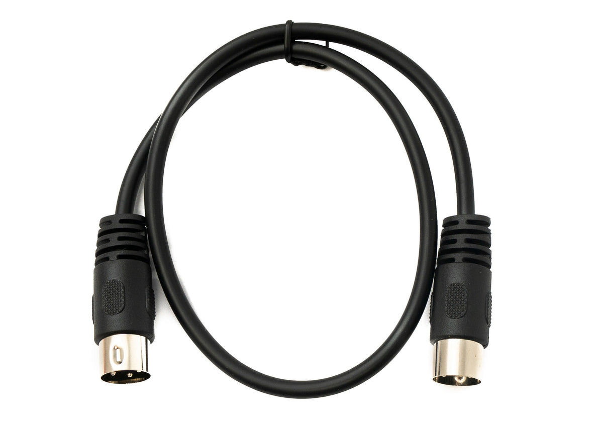 S-Video Kabel 50 cm Din 3 Pin Stecker zu Stecker Schwarz | System-S