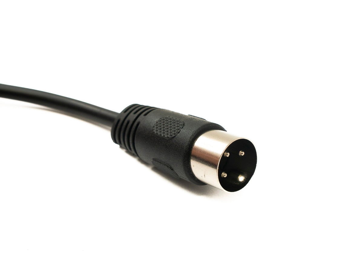 S-Video Kabel 50 cm Din 3 Pin Stecker zu Stecker Schwarz | System-S