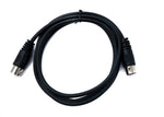 S-Video Kabel 150 cm Din 4 Pin Stecker zu Stecker Schwarz | System-S