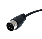 S-Video Kabel 150 cm Din 4 Pin Stecker zu Stecker Schwarz | System-S