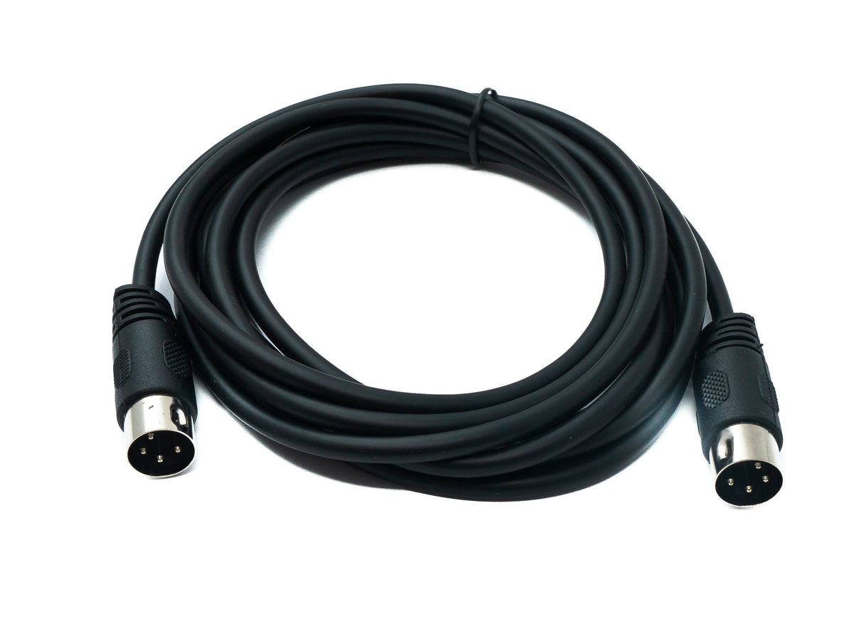 S-Video Kabel 3 m Din 4 Pin Stecker zu Stecker Schwarz | System-S