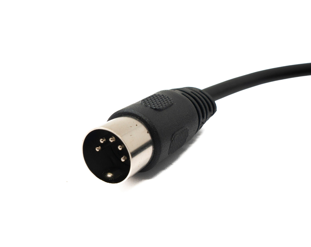 S-Video Kabel 150 cm Din 5 Pin Stecker zu Stecker Schwarz | System-S