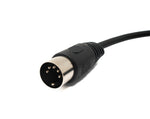 S-Video Kabel 150 cm Din 5 Pin Stecker zu Stecker Schwarz | System-S