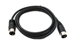 S-Video Kabel 150 cm Din 5 Pin Stecker zu Stecker Schwarz | System-S