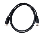 S-Video Kabel 150 cm Din 7 Pin Stecker zu Stecker Schwarz | System-S