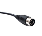 S-Video Kabel 150 cm Din 7 Pin Stecker zu Stecker Schwarz | System-S
