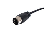 S-Video Kabel 150 cm Din 7 Pin Stecker zu Stecker Schwarz | System-S