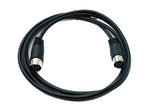 S-Video Kabel 150 cm Din 8 Pin Stecker zu Stecker Schwarz | System-S
