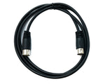 S-Video Kabel 150 cm Din 8 Pin Stecker zu Stecker Schwarz | System-S