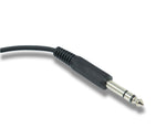 Audio Y Kabel 180 cm AUX 6,35 mm TRS Stecker zu 2x XLR 3 polig Buchse | System-S