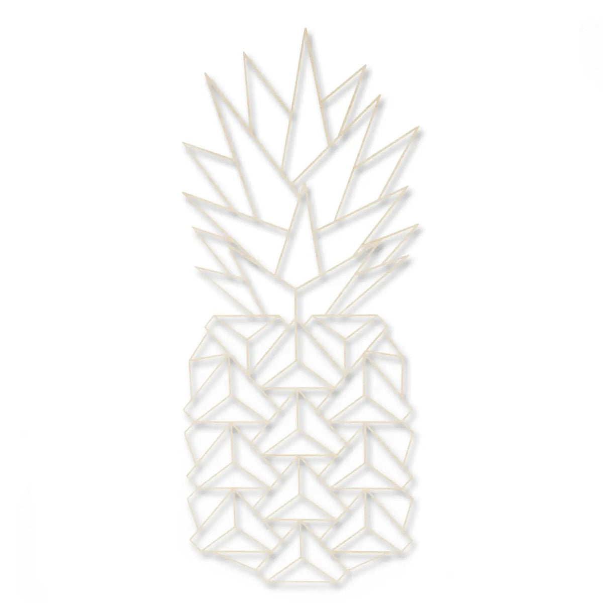 Origami Ananas V2 aus Holz -