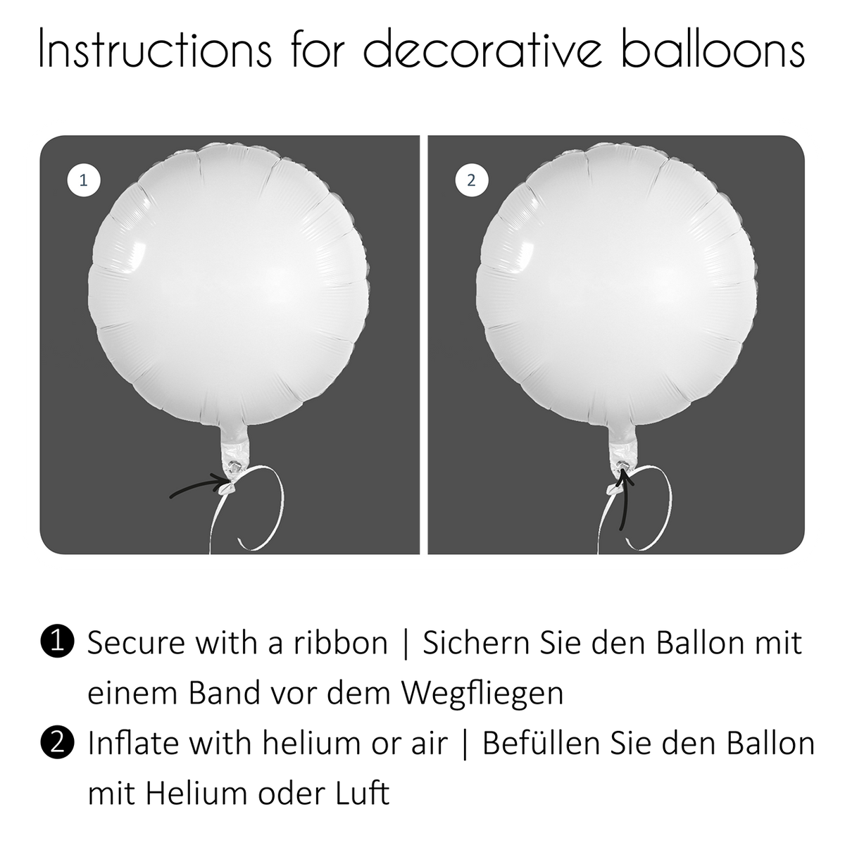 18"/Ø43cm Herz Folienballon  "Ich hab dich sooo lieb"