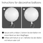 18"/Ø43cm Herz Folienballon  "Ich hab dich sooo lieb"