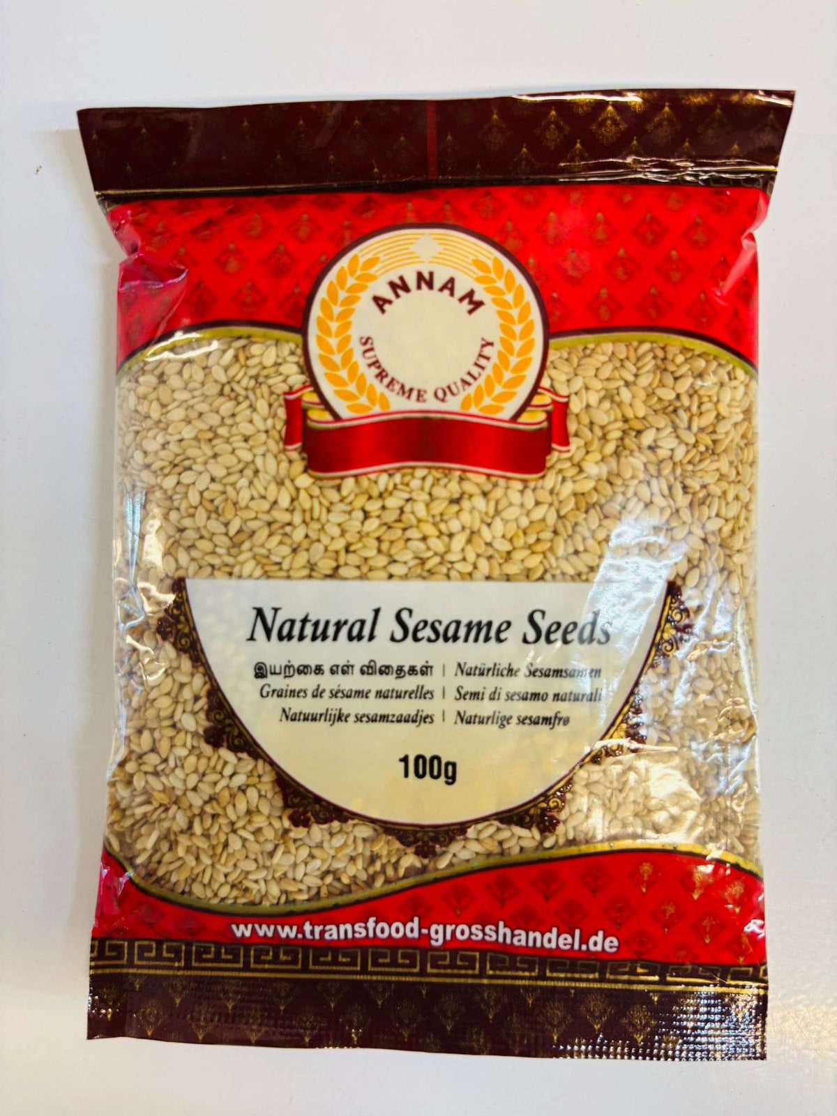 Annam Natural Sesame Seeds 100g Namma Markt