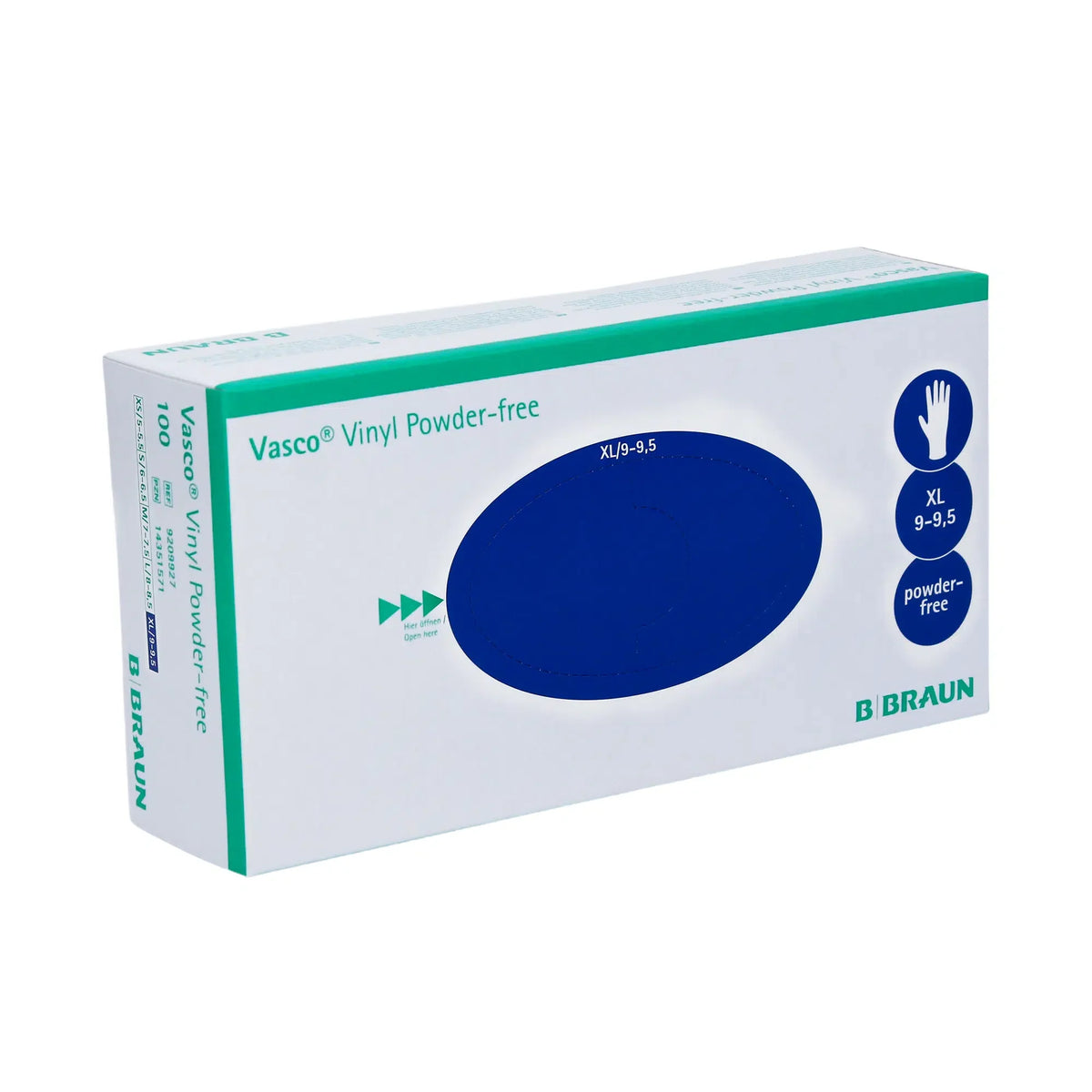 B. Braun Vasco® Vinyl Powder-free Einmalhandschuhe