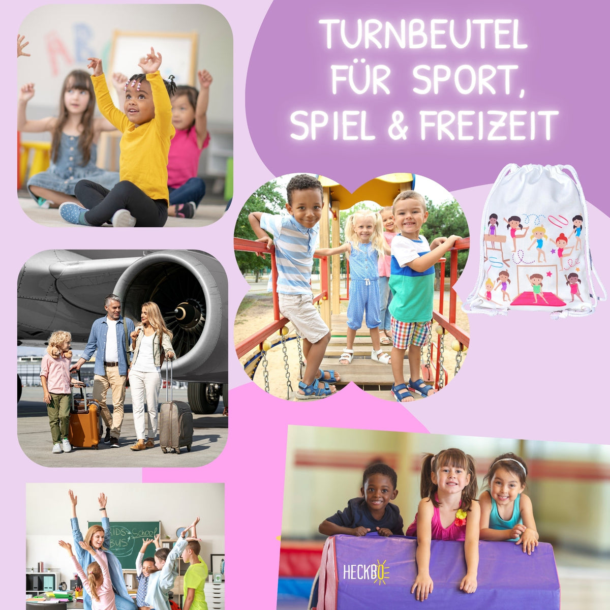 Kinder Turnbeutel Turnerinnen