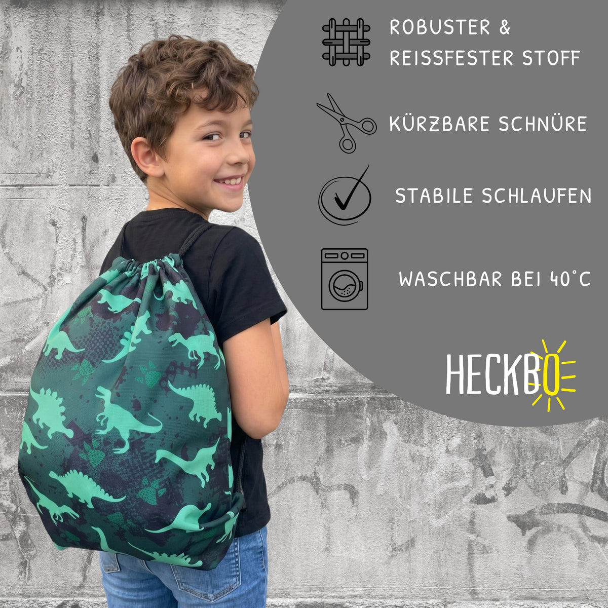 Kinder Turnbeutel Dinosaurier