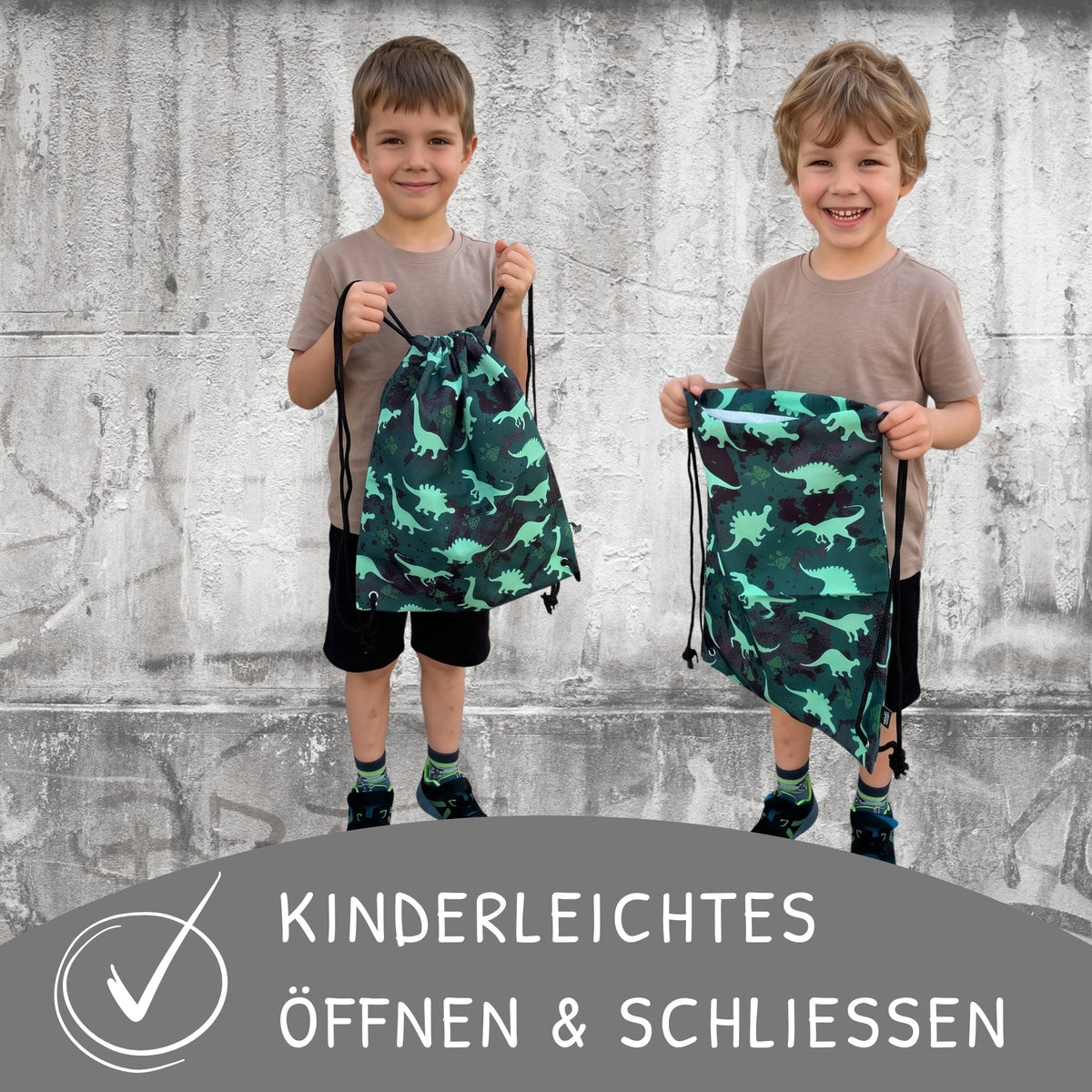 Kinder Turnbeutel Dinosaurier