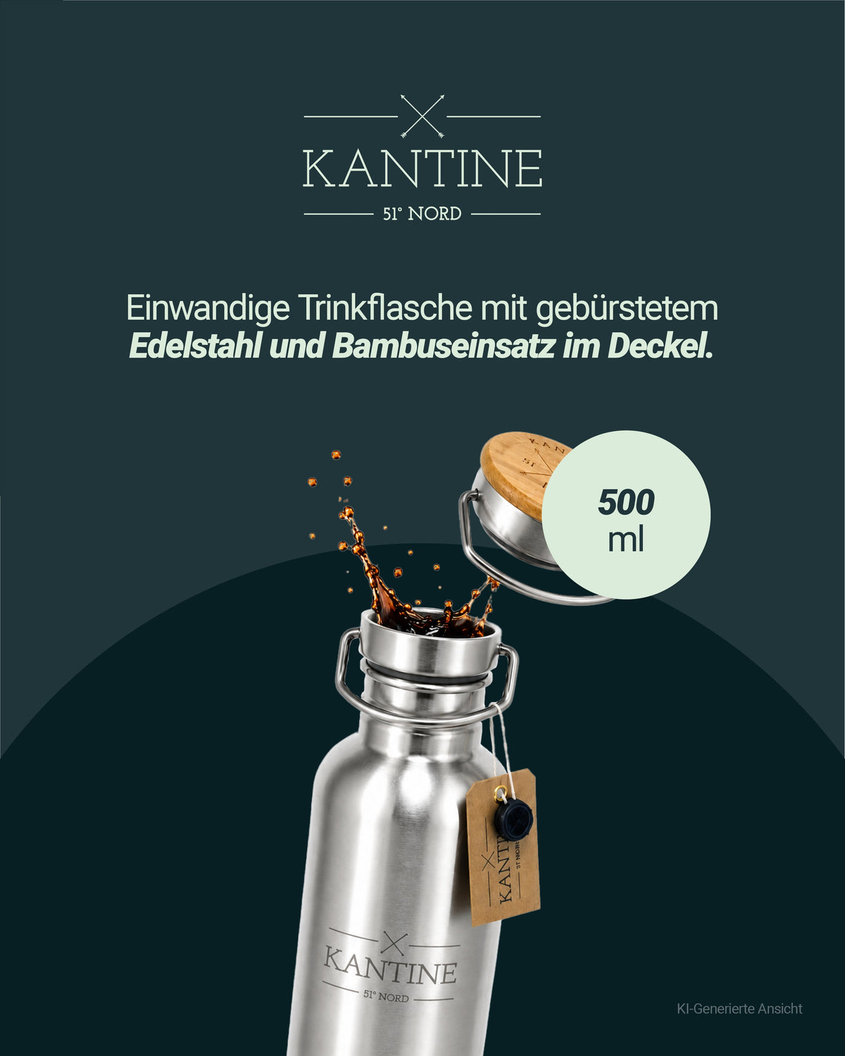 Trinkflasche Outdoor 500ml