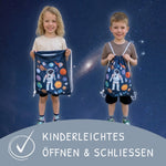 Kinder Turnbeutel Astronaut - weiss