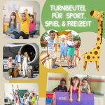 Kinder Turnbeutel Dschungel mit Fenster