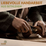 Personalisierter Kreuz Handschmeichler aus Olivenholz mit Gravur | Kleines Handkreuz als Geschenk zur Taufe & Kommunion Namma Markt