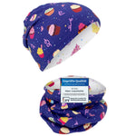 Kinder Beanie Mütze & Loop Set - Cookies