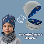 Kinder Beanie Mütze & Loop Set  - Astronaut