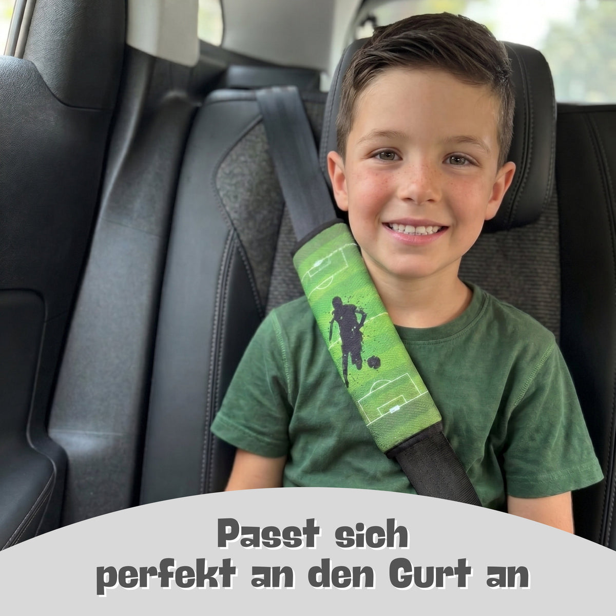Auto Gurtschutz Fussball
