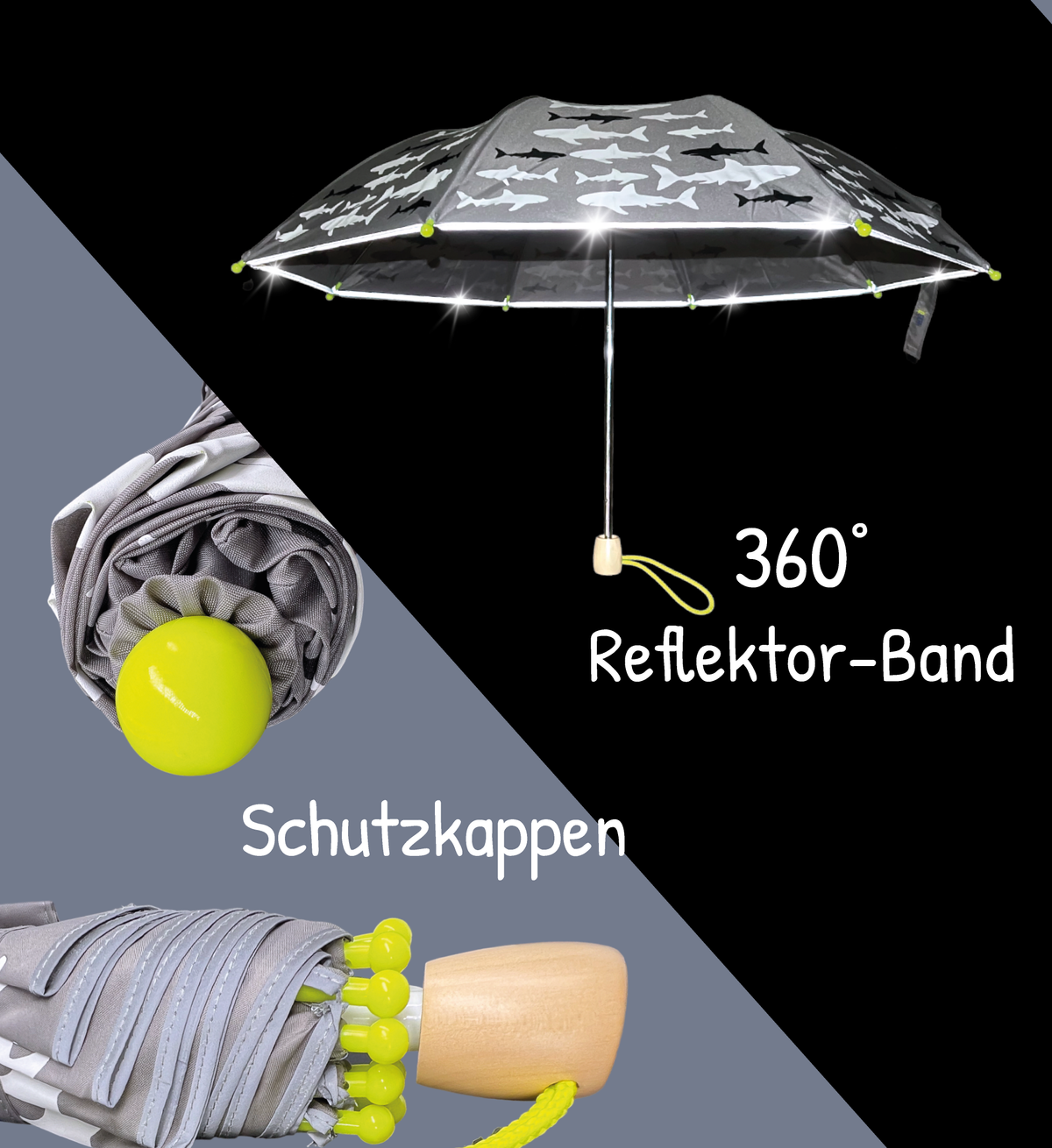 Magic Regenschirm Hai
