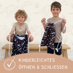 Kinder Turnbeutel Dino Skelett