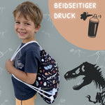 Kinder Turnbeutel Dino Skelett