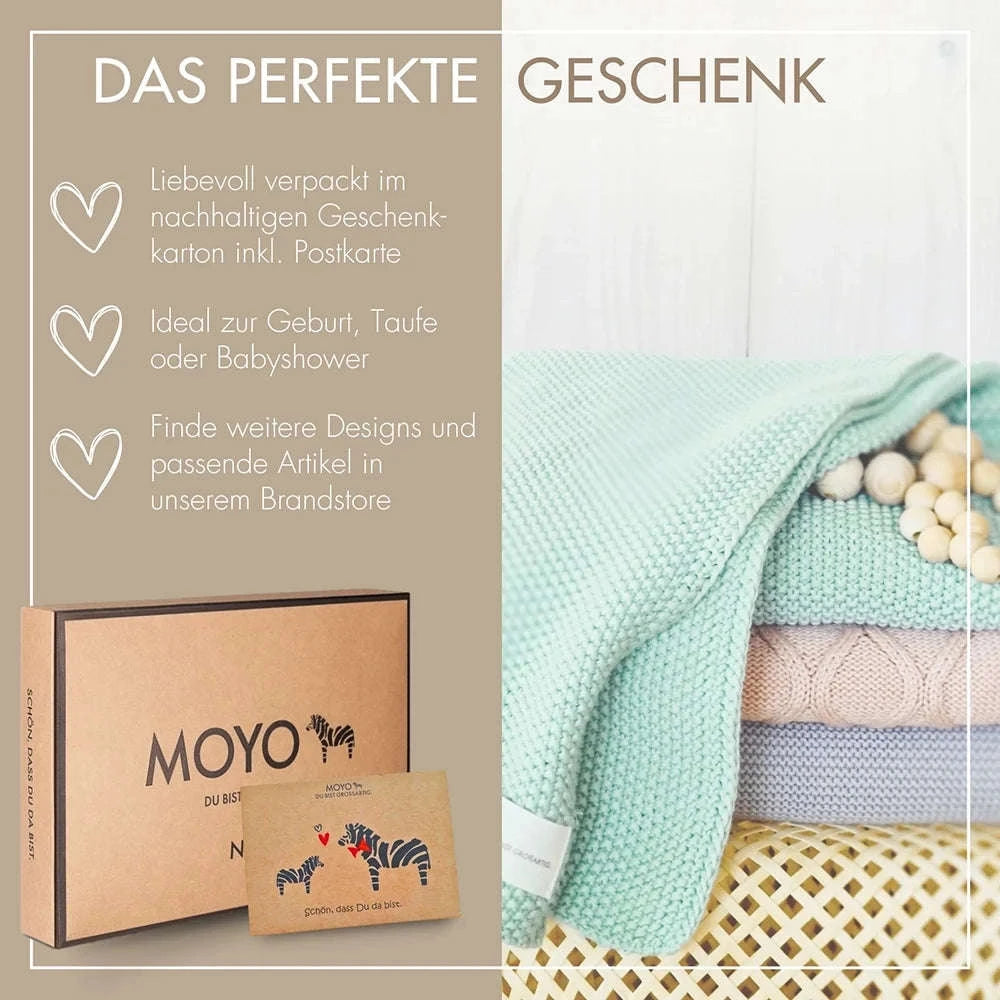 Babydecke Wellen-Struktur "Anmutiger Wellenreiter" Namma Markt