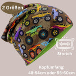 Kinder Beanie Mütze & Loop Set - Monster Truck
