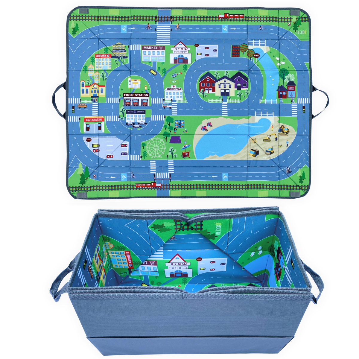 4 in1 Kinder Auto Organizer & Spielmatte