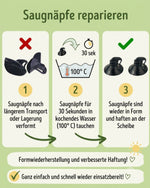 HECKBO Auto-Sonnenblenden Kinder Waldtiere – 2er-Set