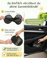 HECKBO Auto-Sonnenblenden Kinder Dschungel – 2er-Set Namma Markt