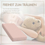 Kinder-Spannbettlaken 140x70 cm – „Rose Blüte“ Namma Markt