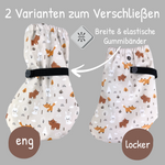 Füßlinge mit Vlies-Futter - Waldtiere