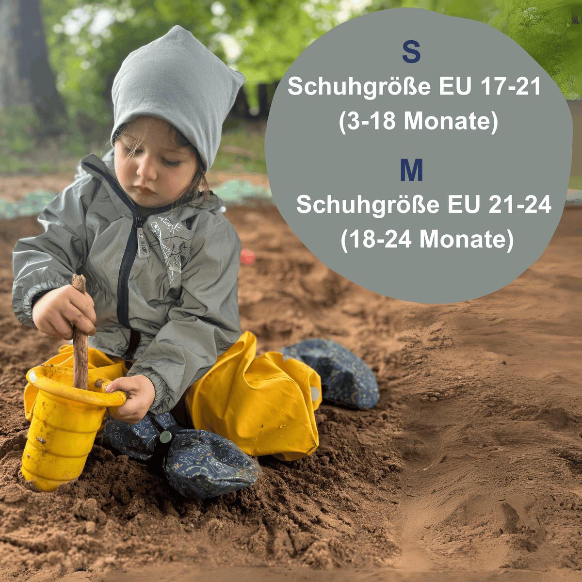 Füßlinge mit Vlies-Futter - Dinosaurier Namma Markt
