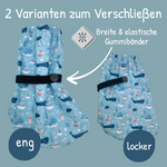 Füßlinge mit Vlies-Futter- Meerestiere