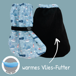 Füßlinge mit Vlies-Futter- Meerestiere