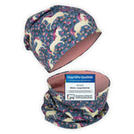 Kinder Beanie Mütze & Loop Set - Pferd