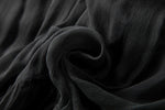 Damen Seidenkleid mit Puffärmeln | Luftsüßes Boho Maxikleid